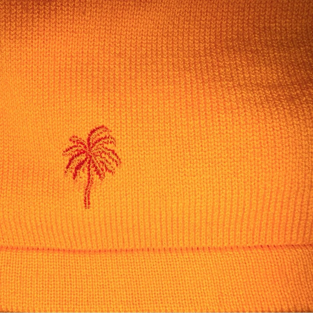 Lilly Pulitzer Sleeveless Cotton Tangerine Orange Sweater XL - Picture 7 of 9